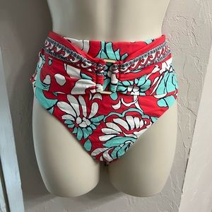 Trina Turk Garden Bloom high waist swim bottom